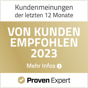 230921_Proven Expert Siegel Auszeichnung Von Kunden empfohlen 2023